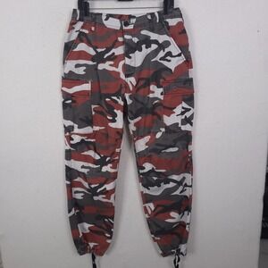 Rothco BDU Cargo Pants Mens Medium Regular Red Camo Tactical Utility Streetwear